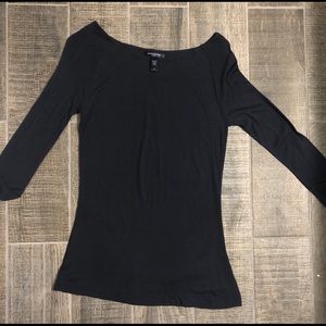[Banana Republic] Navy Blue Boatneck Top